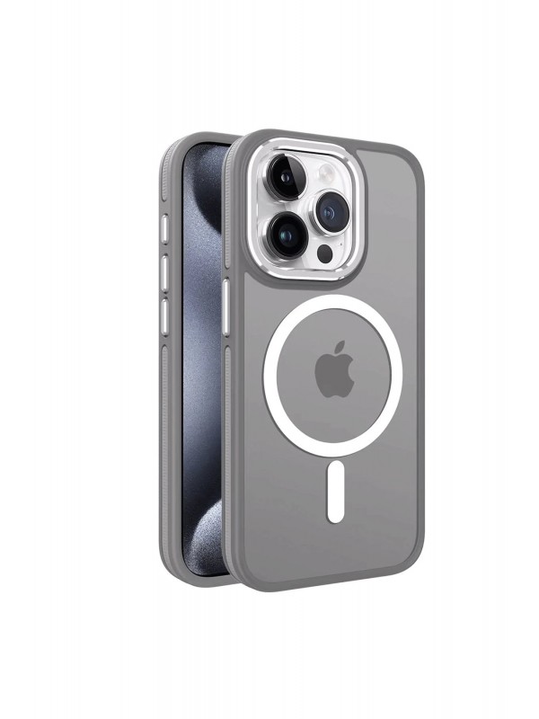 LRZ02 iPhone 13 Pro Max Winner Magsafe Kapak - Gri&hellip;