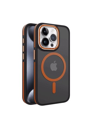 LRZ02 iPhone 13 Pro Max Winner Magsafe Kapak - Turuncu&hellip;