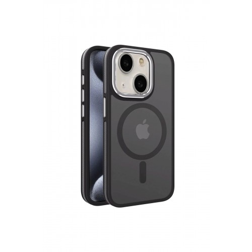 LRZ02 iPhone 14 Winner Magsafe Kapak - Siyah
