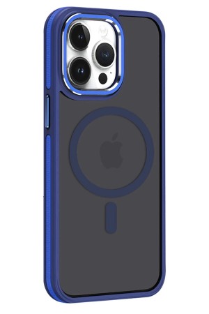LRZ02 iPhone 14 Pro Winner Magsafe Kapak - Lacivert&hellip;