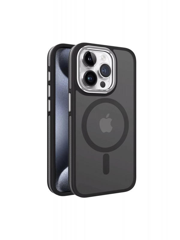 LRZ02 iPhone 15 Pro Winner Magsafe Kapak - Siyah&hellip;