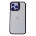 LRZ02 iPhone 14 Pro Kılıf Roblox Lens Standlı Kapak - Derin Mor