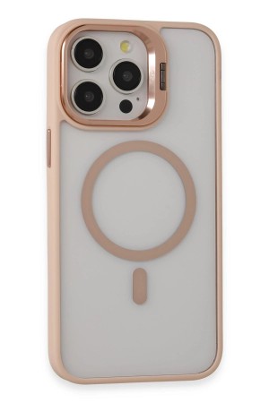 LRZ02 iPhone 15 Pro Max Kılıf Roblox Lens Magsafe Standlı Kapak - Pudra&hellip;