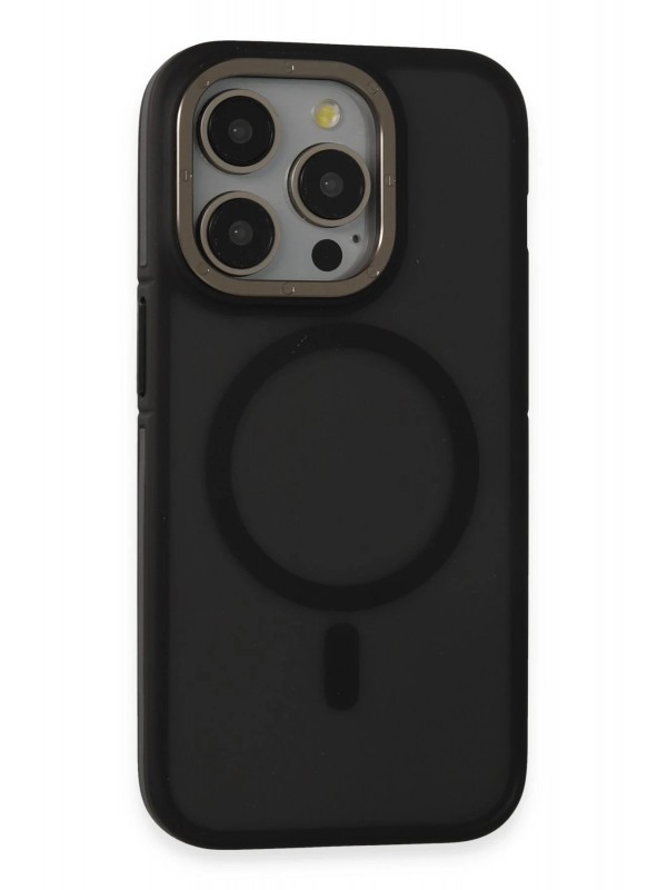 LRZ02 iPhone 15 Pro Max Rocky Magsafe Kapak - Siyah&hellip;