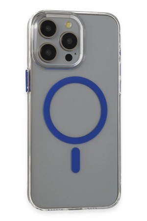 LRZ02 iPhone 15 Pro Max Bubble Magsafe Kapak - Lacivert&hellip;