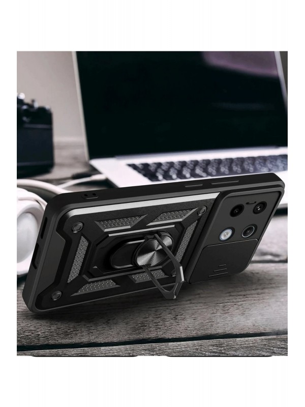 LRZ02 Xiaomi Redmi Note 13 Pro 4G Pars Lens Yüzüklü Silikon - Yeşil&hellip;