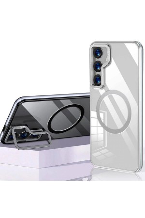 LRZ02 Samsung Galaxy S24 Crystal Magsafe Kapak - Şeffaf&hellip;