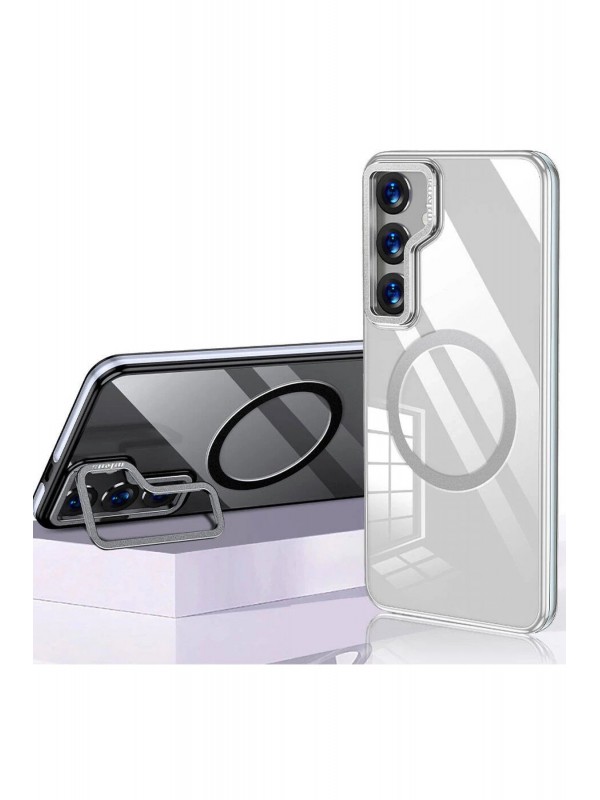 LRZ02 Samsung Galaxy S24 Crystal Magsafe Kapak - Şeffaf&hellip;