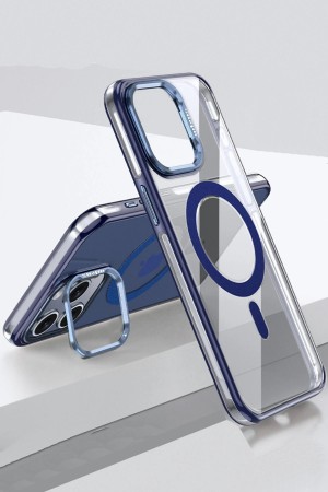 LRZ02 iPhone 15 Pro Drop Magsafe Kapak - Lacivert&hellip;