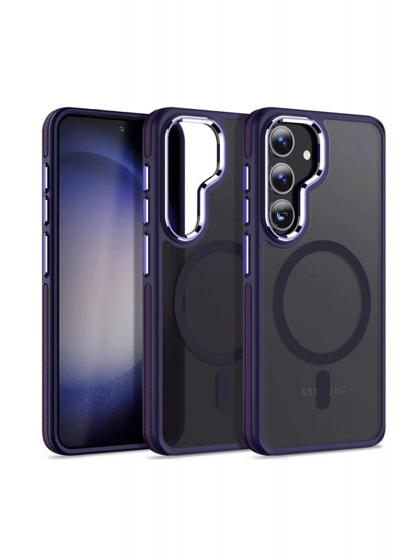 LRZ02 Samsung Galaxy S24 Winner Magsafe Kapak - Derin Mor&hellip;