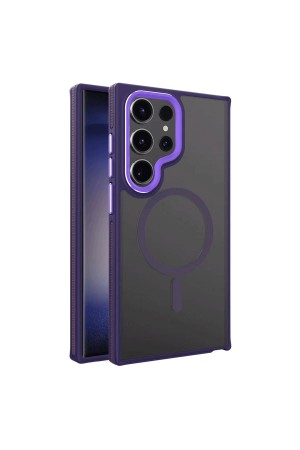 LRZ02 Samsung Galaxy S24 Ultra Winner Magsafe Kapak - Derin Mor&hellip;