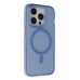 LRZ02 iPhone 14 Pro Max Frost Standlı Magsafe Kapak - Sierra Blue