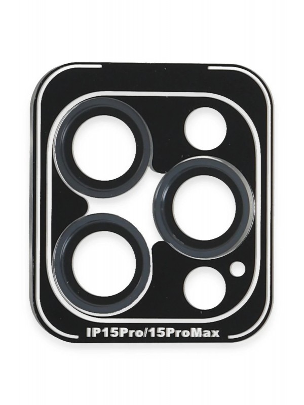LRZ02 iPhone 15 Pro Max PVD Metal Kamera Lens - Lacivert&hellip;