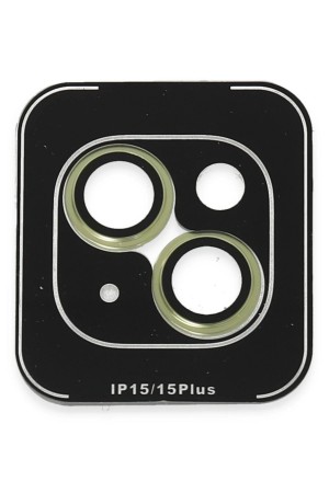 LRZ02 iPhone 15 PVD Metal Kamera Lens - Sarı&hellip;