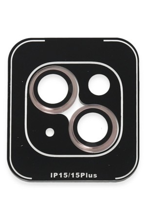 LRZ02 iPhone 15 PVD Metal Kamera Lens - Pembe&hellip;