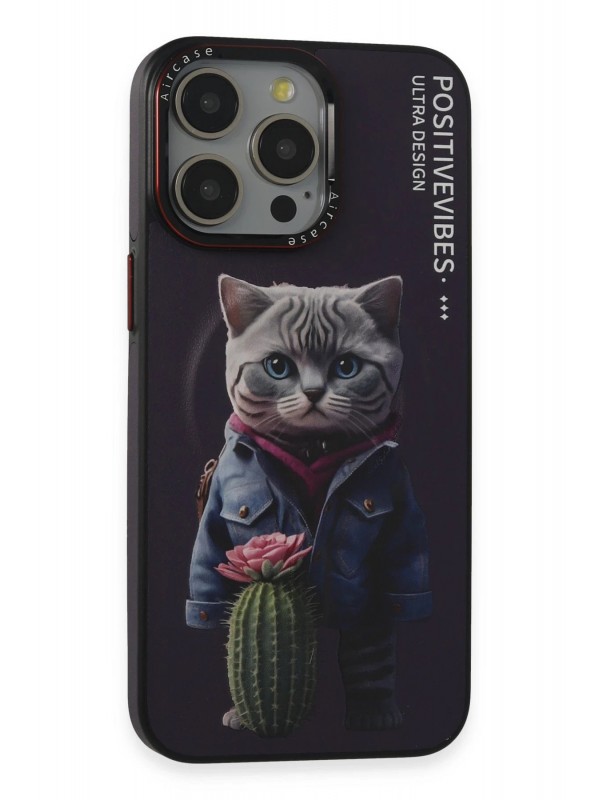 LRZ02 iPhone 14 Pro Fun Magsafe Kapak - Derin Mor&hellip;