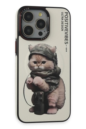 LRZ02 iPhone 14 Pro Max Fun Magsafe Kapak - Beyaz&hellip;