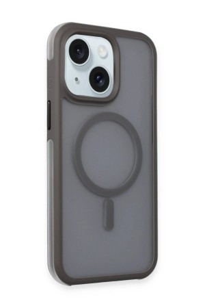 LRZ02 iPhone 15 Toras Airbag Magsafe Kapak - Titan Gri&hellip;