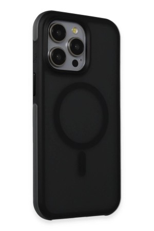 LRZ02 iPhone 15 Pro Toras Airbag Magsafe Kapak - Siyah&hellip;