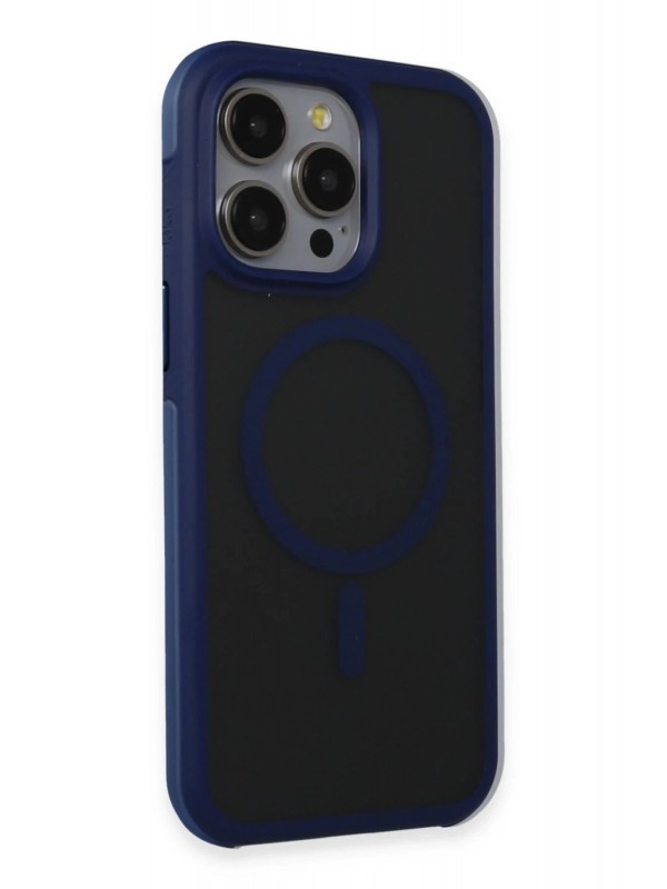LRZ02 iPhone 15 Pro Toras Airbag Magsafe Kapak - Lacivert&hellip;