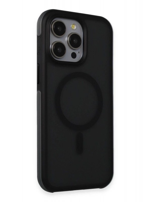 LRZ02 iPhone 15 Pro Max Toras Airbag Magsafe Kapak - Siyah&hellip;