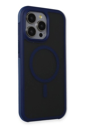 LRZ02 iPhone 15 Pro Max Toras Airbag Magsafe Kapak - Lacivert&hellip;