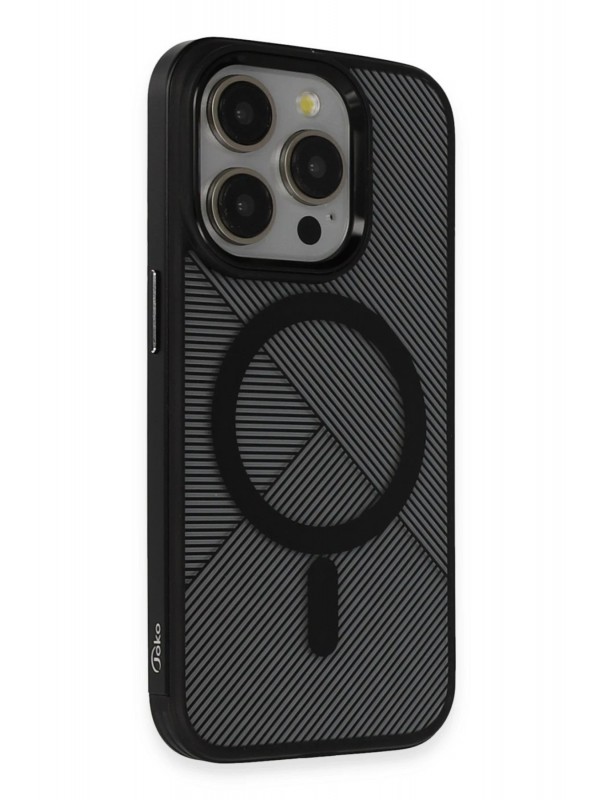 LRZ02 iPhone 14 Pro Vito Magsafe Kapak - Siyah&hellip;