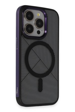 LRZ02 iPhone 14 Pro Vito Magsafe Kapak - Derin Mor&hellip;