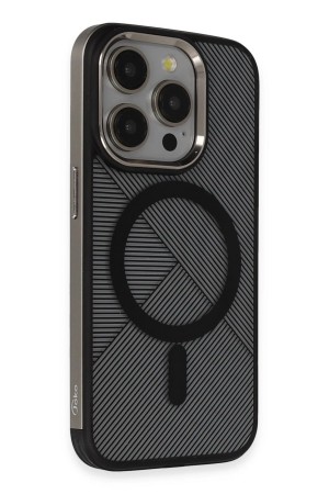 LRZ02 iPhone 14 Pro Max Vito Magsafe Kapak - Titan Gri&hellip;