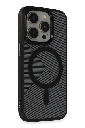 LRZ02 iPhone 15 Pro Vito Magsafe Kapak - Siyah&hellip;