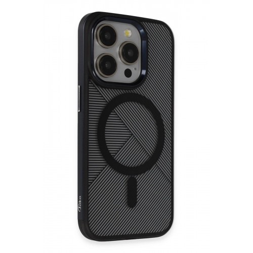 LRZ02 iPhone 15 Pro Vito Magsafe Kapak - Lacivert