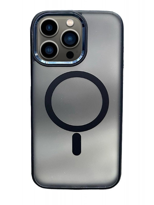 LRZ02 iPhone 13 Pro Max Solid Magsafe Kapak - Lacivert&hellip;