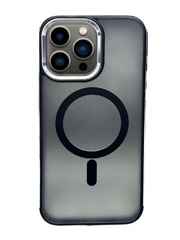 LRZ02 iPhone 15 Pro Solid Magsafe Kapak - Titan Gri&hellip;