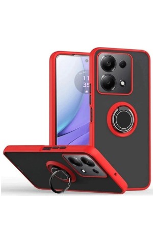 LRZ02 Xiaomi Redmi Note 13 Pro 4G Montreal Yüzüklü Silikon Kapak - Kır&hellip;