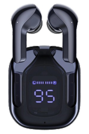 LRZ02 GT13 Dijital Şarj Göstergeli Kablosuz Airpods Kulaklık - Siyah…