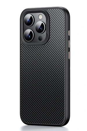 LRZ02 iPhone 14 Pro Dart Karbon Magsafe Kapak - Siyah&hellip;