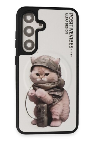 LRZ02 Samsung Galaxy S24 Fun Magsafe Kapak - Beyaz&hellip;