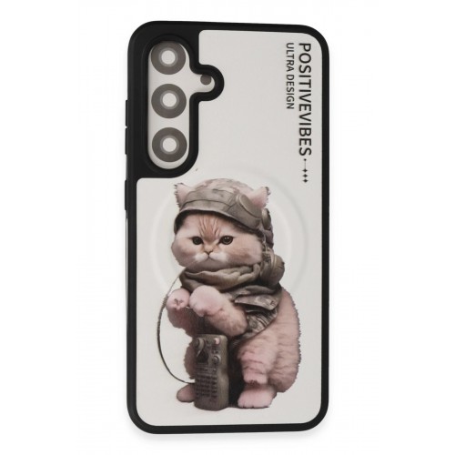 LRZ02 Samsung Galaxy S24 Fun Magsafe Kapak - Beyaz