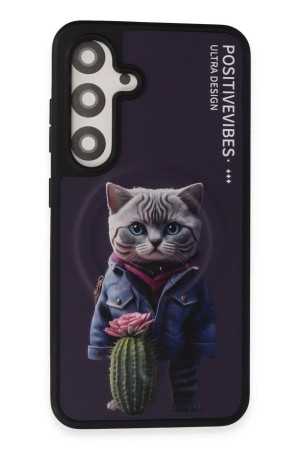 LRZ02 Samsung Galaxy S24 Fun Magsafe Kapak - Derin Mor&hellip;