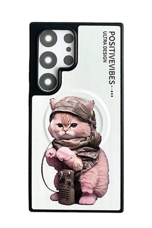 LRZ02 Samsung Galaxy S24 Ultra Fun Magsafe Kapak - Beyaz&hellip;