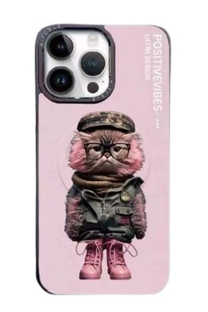 LRZ02 iPhone 14 Pro Fun Magsafe Kapak - Pembe&hellip;