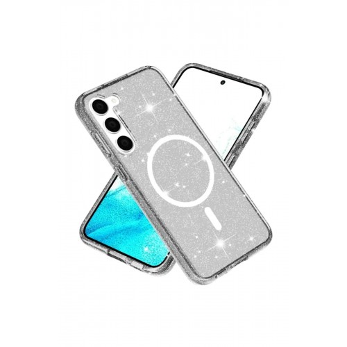 LRZ02 Samsung Galaxy S23 FE Kılıf Star Magsafe Kapak - Siyah