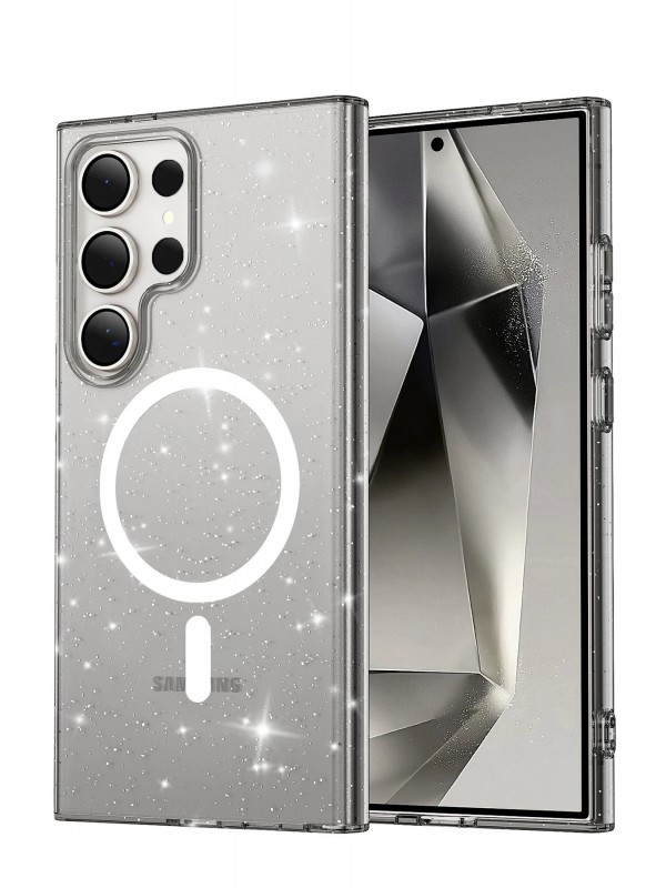 LRZ02 Samsung Galaxy S23 Ultra Kılıf Star Magsafe Kapak - Siyah&hellip;