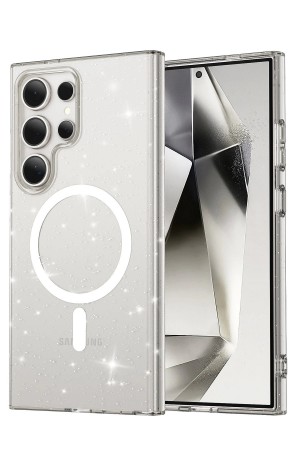 LRZ02 Samsung Galaxy S24 Ultra Kılıf Star Magsafe Kapak - Şeffaf&hellip;