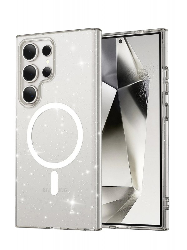 LRZ02 Samsung Galaxy S24 Ultra Kılıf Star Magsafe Kapak - Şeffaf&hellip;