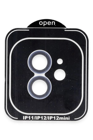 LRZ02 iPhone 11 PVD Metal Kamera Lens - Mavi