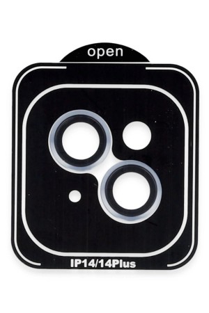 LRZ02 iPhone 14 PVD Metal Kamera Lens - Mavi