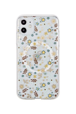 LRZ02 iPhone 11 Tanya Magsafe Kapak - Desen 2