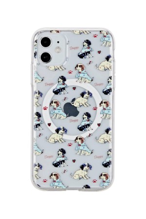 LRZ02 iPhone 11 Tanya Magsafe Kapak - Desen 3