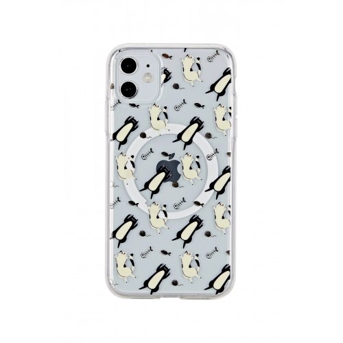 LRZ02 iPhone 11 Tanya Magsafe Kapak - Desen 4